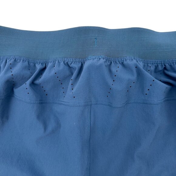 Lululemon Mens Blue Zipper Pocket & Drawstring Waist Athletic Shorts Size L - Picture 4 of 11